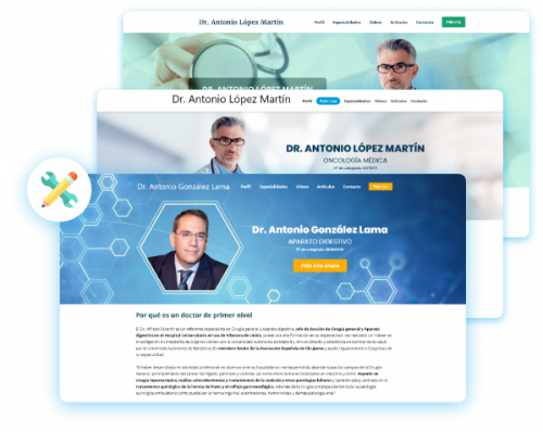 web doctor mockup 1
